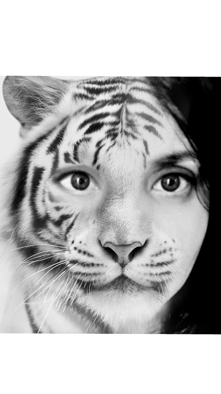 Halvt menneske/tiger